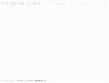 Tablet Screenshot of joshuaelan.com